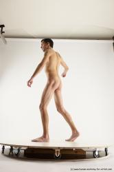 Nude Man White Standing poses - ALL Athletic Short Brown Standing poses - simple Multi angles poses Realistic