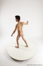 Nude Man White Standing poses - ALL Athletic Short Brown Standing poses - simple Multi angles poses Realistic