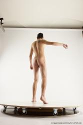 Nude Man White Standing poses - ALL Athletic Short Brown Standing poses - simple Multi angles poses Realistic