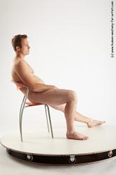 Nude Man White Standing poses - ALL Average Short Brown Standing poses - simple Realistic