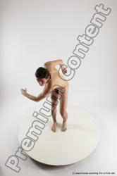 Nude Man White Standing poses - ALL Slim Short Brown Standing poses - simple Multi angles poses Realistic