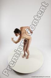 Nude Man White Standing poses - ALL Slim Short Brown Standing poses - simple Multi angles poses Realistic