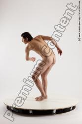 Nude Man White Standing poses - ALL Slim Short Brown Standing poses - simple Multi angles poses Realistic