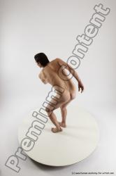 Nude Man White Standing poses - ALL Slim Short Brown Standing poses - simple Multi angles poses Realistic