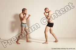 Kickbox poses