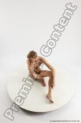 Nude Man White Sitting poses - simple Underweight Medium Brown Sitting poses - ALL Multi angles poses Realistic