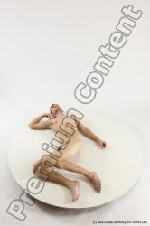 Nude Man White Laying poses - ALL Athletic Short Brown Laying poses - on back Multi angles poses Realistic