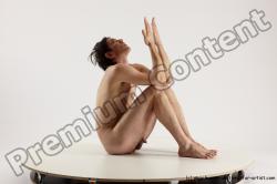 Nude Man White Standing poses - ALL Slim Short Brown Standing poses - simple Multi angles poses Realistic