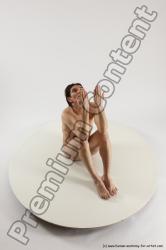 Nude Man White Standing poses - ALL Slim Short Brown Standing poses - simple Multi angles poses Realistic