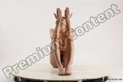 Nude Man White Standing poses - ALL Slim Short Brown Standing poses - simple Multi angles poses Realistic