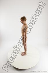 Nude Man White Sitting poses - simple Overweight Medium Blond Sitting poses - ALL Multi angles poses Realistic