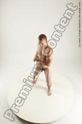 Nude Man White Sitting poses - simple Slim Short Brown Sitting poses - ALL Multi angles poses Realistic