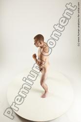 Nude Man White Sitting poses - simple Slim Short Brown Sitting poses - ALL Multi angles poses Realistic