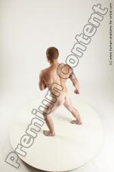 Nude Man White Sitting poses - simple Slim Short Brown Sitting poses - ALL Multi angles poses Realistic