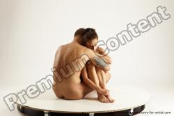 Nude Woman - Man White Athletic Brown Multi angles poses Realistic