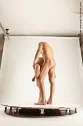 Nude Woman - Man White Slim Multi angles poses Realistic