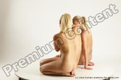 Nude Woman - Man White Slim Multi angles poses Realistic