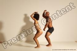 African dance reference poses of Holly & Ron