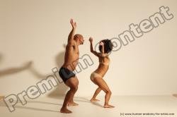 African dance reference poses of Holly & Ron