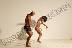 African dance reference poses of Holly & Ron