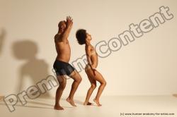 African dance reference poses of Holly & Ron