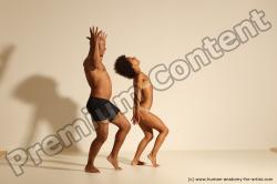 African dance reference poses of Holly & Ron