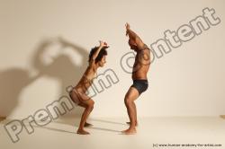 African dance reference poses of Holly & Ron