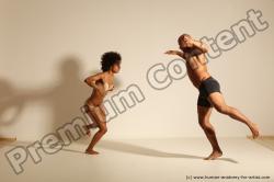 African dance reference poses of Holly & Ron