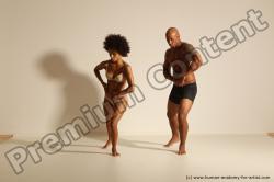 Underwear Man Black Athletic Dancing Dynamic poses Academic