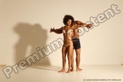 African dance reference poses of Holly & Ron