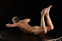 Nude Man White Laying poses - ALL Athletic Medium Blond Laying poses - on stomach Standard Photoshoot Realistic