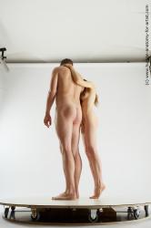 Nude Woman - Man Standing poses - ALL Brown Standing poses - simple Multi angles poses Realistic