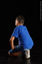 Sportswear Man White Kneeling poses - ALL Slim Short Kneeling poses - on one knee Black Standard Photoshoot  Academic