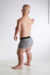 Underwear Man White Standing poses - ALL Average Short Brown Standing poses - simple Standard Photoshoot Academic