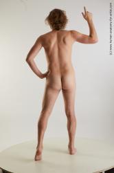 Nude Man White Standing poses - ALL Slim Medium Brown Standing poses - simple Standard Photoshoot Realistic