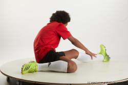 Sportswear Man Black Athletic Medium Black Sitting poses - ALL Standard Photoshoot  Academic