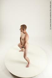 Nude Man White Standing poses - ALL Slim Short Brown Standing poses - simple Multi angles poses Realistic