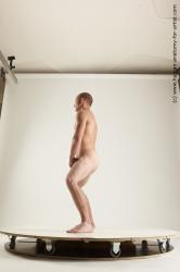 Nude Man White Standing poses - ALL Slim Short Brown Standing poses - simple Multi angles poses Realistic