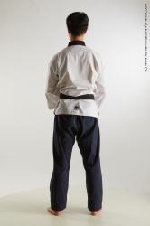 Sportswear Man Asian Standing poses - ALL Slim Short Black Standing poses - simple Standard Photoshoot Academic