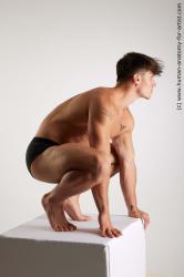 Kneeling reference poses Darren