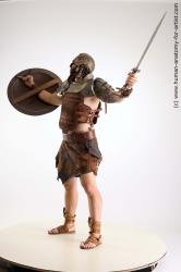 Fighting reference poses Danas