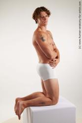 Kneeling reference poses Lyle