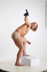 Fighting reference poses Erling