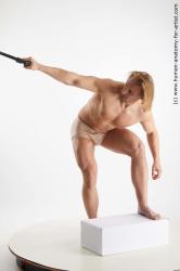 Fighting reference poses Erling