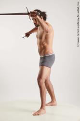 Fighting reference poses Simeon