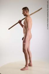 Nude Man White Standing poses - ALL Slim Short Brown Standing poses - simple Standard Photoshoot Realistic