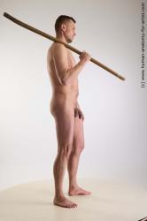 Nude Man White Standing poses - ALL Slim Short Brown Standing poses - simple Standard Photoshoot Realistic