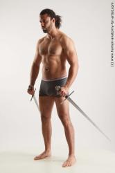 Fighting reference poses Simeon