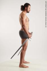 Fighting reference poses Simeon