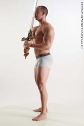 Fighting reference poses Joel